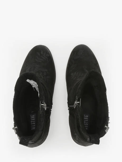 Enkellaarsjes Met Hak Mustang Zwart women M0162009 ander zicht 3